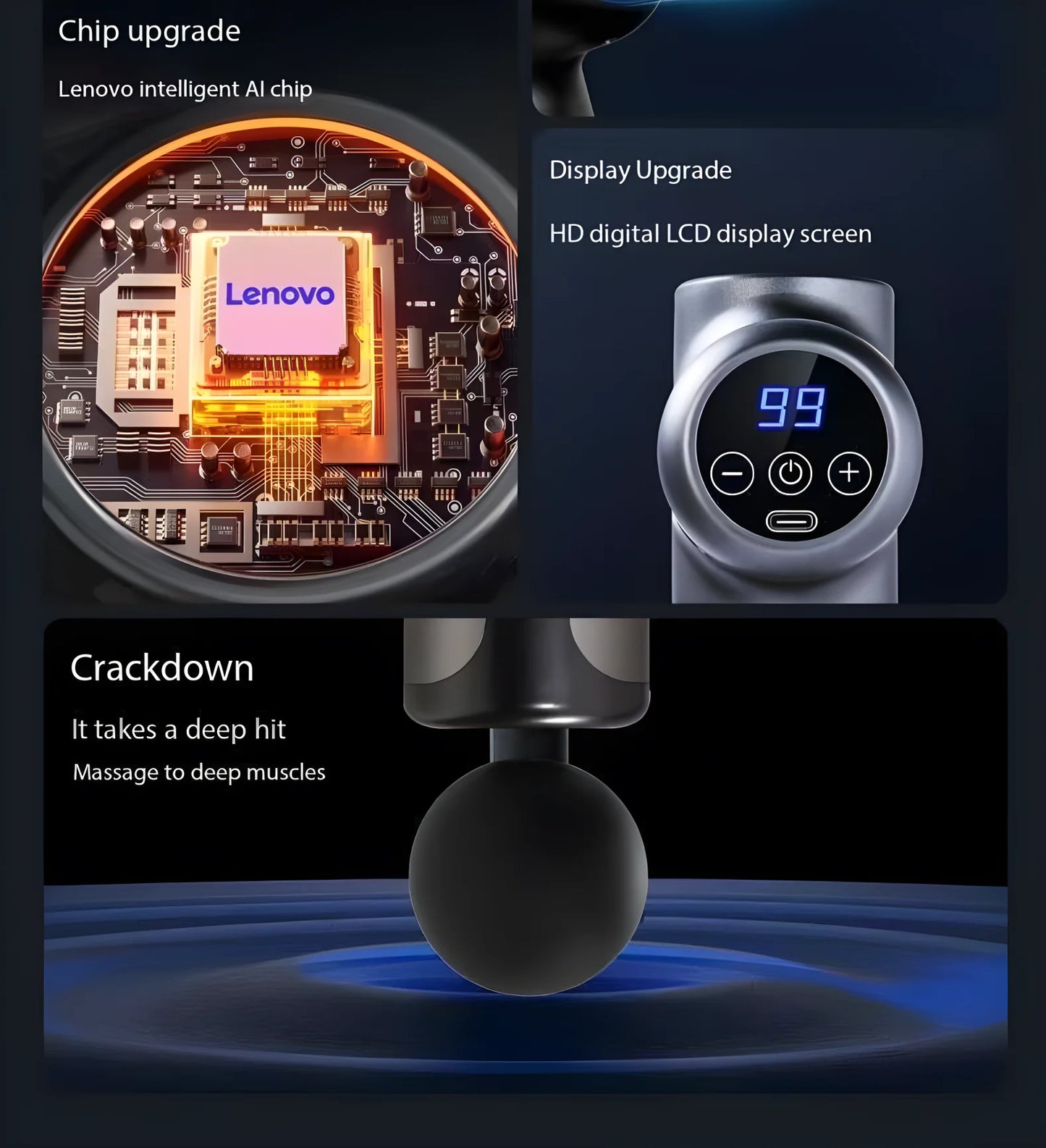 Lenovo Deep Relief Massage Gun